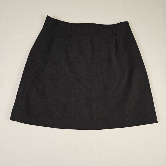 Kate Spade Mainline Colorblock Mini Skirt Size 10 Black A-Line Designer Clueless - Picture 3 of 15